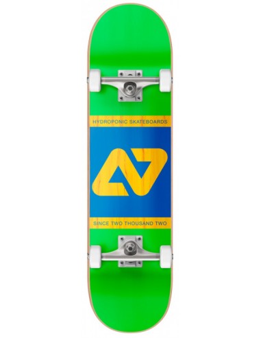 hydroponic block grün fluor-blau royal 8" skateboard komplett